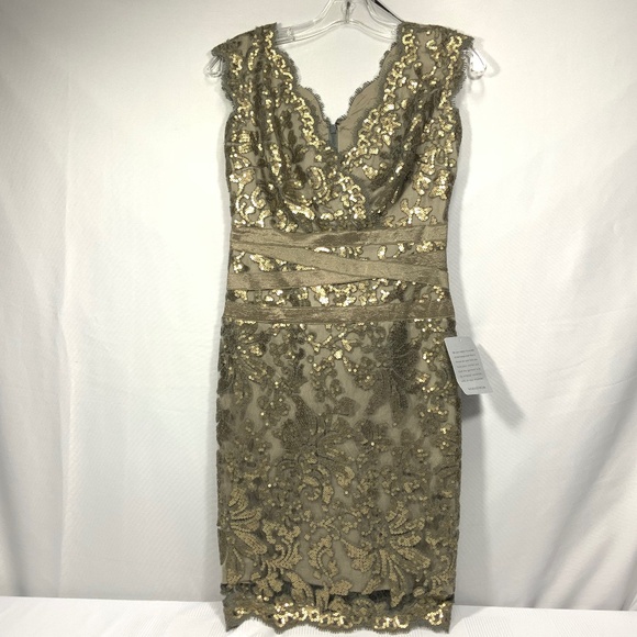 NWT - Tadashi Shoji Sequin Dress - Size 2 - Picture 3 of 15